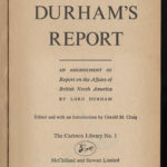 1838: Lord Durham’s Report